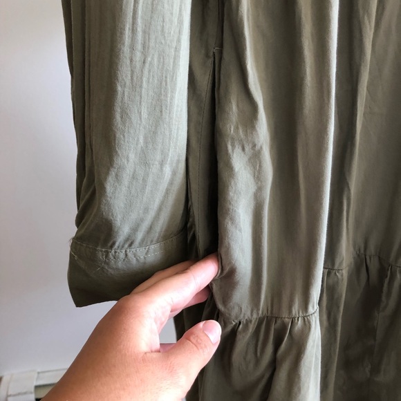 George Sage Green Tiered Dress - Picture 6 of 11